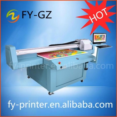 China made high resolution LED UV printer with white color & varnish