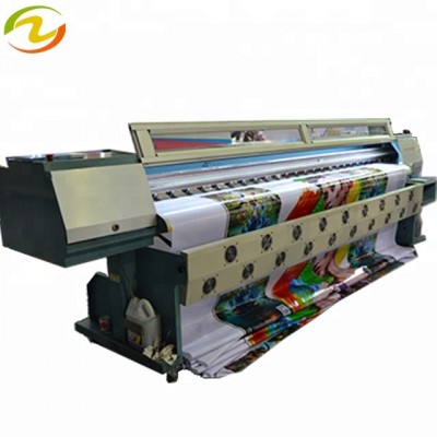 Cheap 3.2m advertisement inkjet printer plotter outdoor solvent printer price for Infiniti/challenger FY-3208R